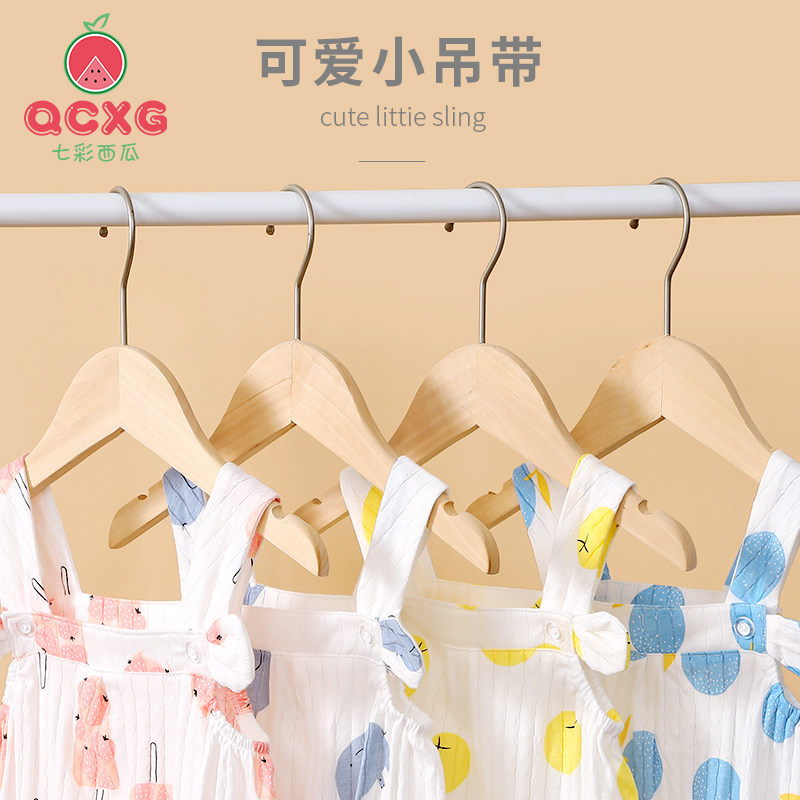 Baby Triangle Button Summer Pure Cotton Converter Princess Vest Thin Baby Convert