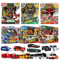 Genuine rescue giant two-in-one coffee treasure car god deformation car robot child boy toy full set of King Kong