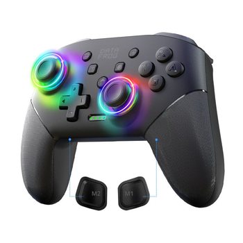 Suitable for Switch Pro Elite Version Wireless Bluetooth Controller with Vibration, Programmable Gyroscope, and Rgb Colorful Lights