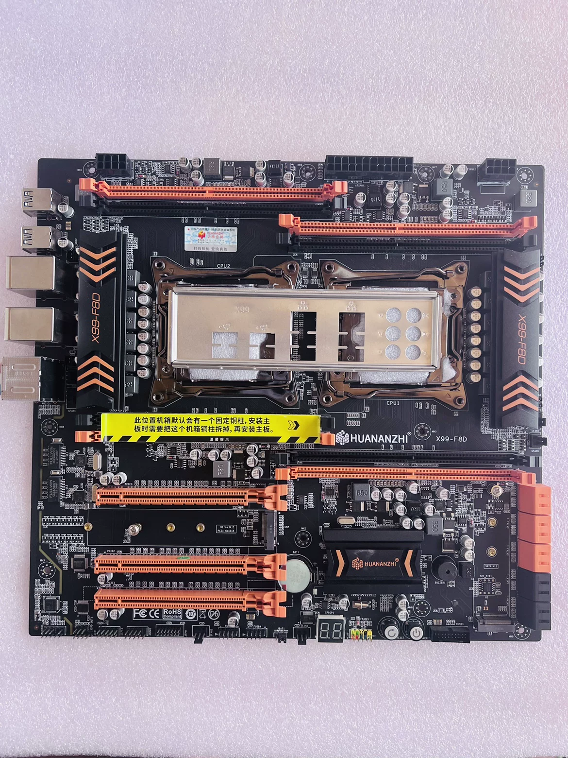 Материнская плата HUANANZHI/ X99-F8D dual-road поддерживает память E5 V3V4 DDR4