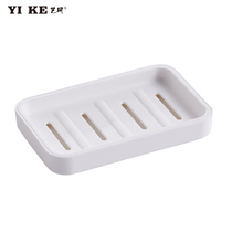 Yike drain soap box Household Nordic creative large soap holder with lid Plastic simple European double-layer soap box