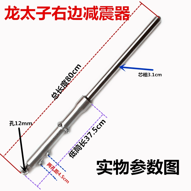 Nhà máy trực tiếp Long Taizi giảm xóc trước giảm xóc trước phuộc trước chất lượng phụ kiện xe máy - Xe máy Bumpers