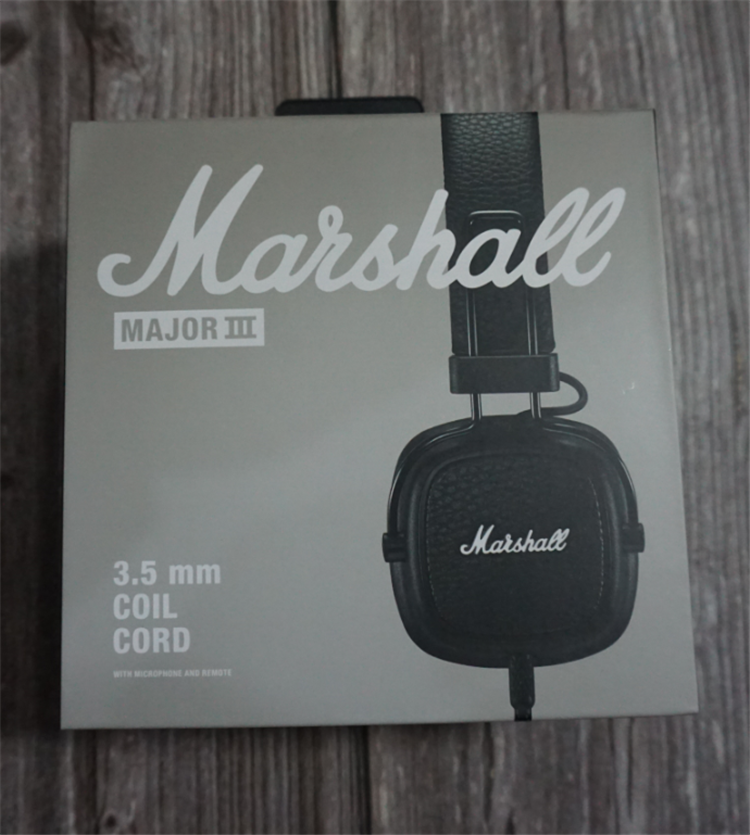 Double 12 spot Marshall MARSHALL MAJOR III Line control Three generations of folding headphone earmmy