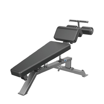 Huixiang HX-5037 Adjustable abdominal muscle chair commercial sit-up abdominal muscle board oblique barbell press training bench
