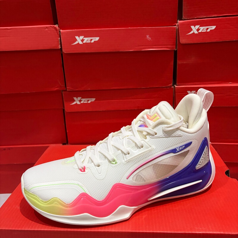 Xtep Genuine Lin Crazy 2Nd Generation Basketball Shoes for Men, Low-Top, Shock-Absorbing, Non-Slip, Breathable Sports Shoes 976119120012 Xtep Genuine Lin Crazy 2Nd Generation Basketball Shoes for Men, Low-Top, Shock-Absorbing, Non-Slip, Breathable Sports Shoes 976119120012