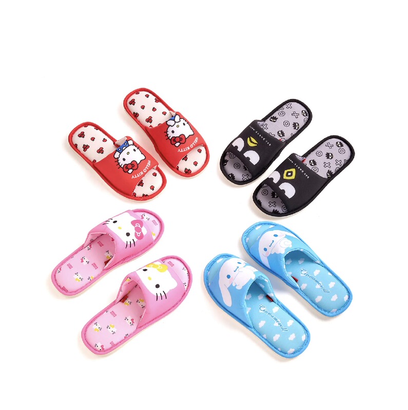 Thailand Exclusive Sanrio Slippers Cinnamoroll Cool Penguin Kuromi Little Monkey Same Style Thailand Exclusive Sanrio Slippers Cinnamoroll Cool Penguin Kuromi Little Monkey Same Style