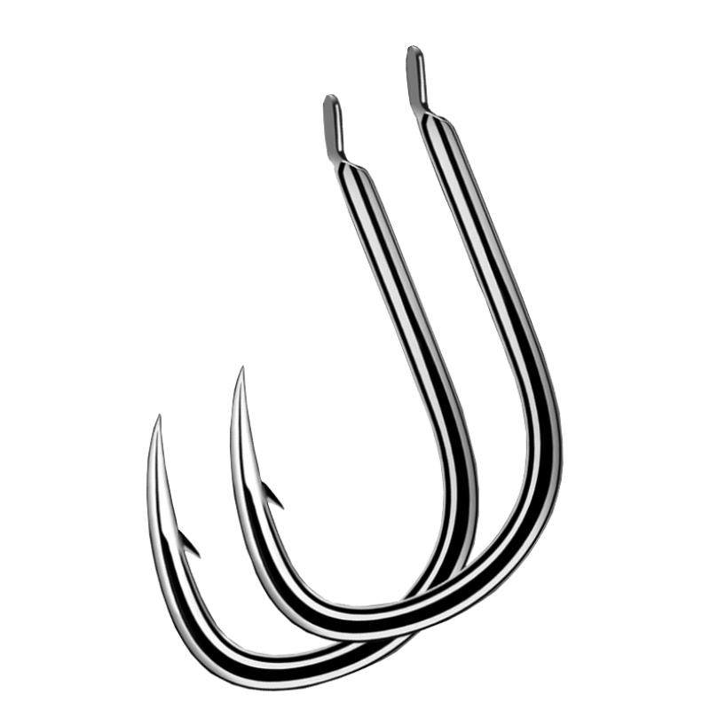 Titanium tapping Isnobby fishhook fishing carbon steel fishing hook case with barb sharp carp hook 40 pieces 50