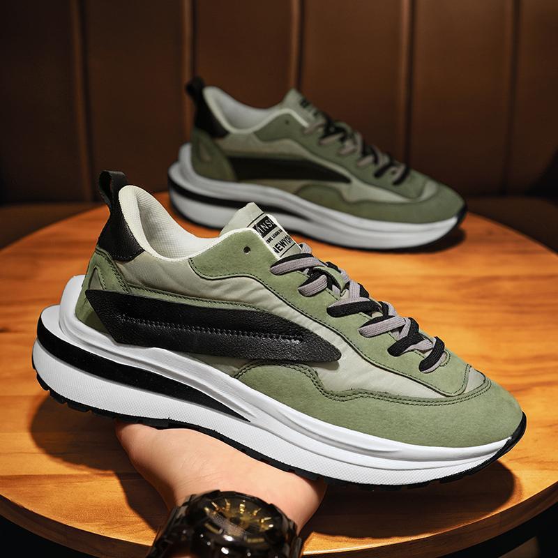 Men's shoes 2022 autumn and winter new men's sports and leisure running shoes Korean version of the trend non-slip thick-soled Daddy Forrest Gump