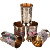 Медный латунный бокал для домашнего использования, чайный сервиз, «сделай сам»