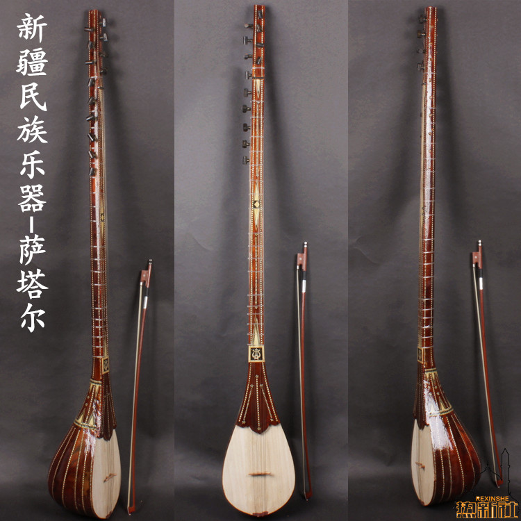 New Xinjiang native folk musical instrument Sattar Uyghur ethnic group handmade twelve Muqam instrument strings-Taobao