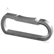 Handgrey Bauhaus C11 carry-on bag bag accessory titanium alloy all-bearing key buckle