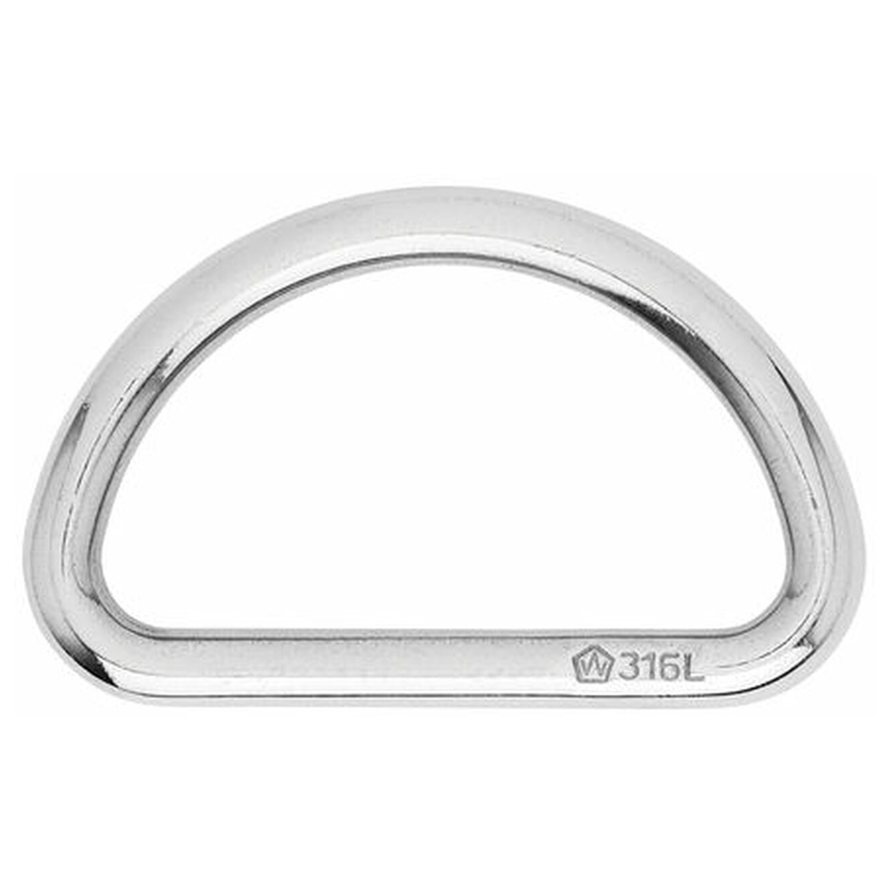 Wichard French Stainless Steel Forged D-ring Hook Nautical Rally Adjuster Gym Semicircle Buckle 6711