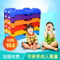 This summers new kindergarten special bed Lunch break bed Nursery bed Childrens nap bed Kindergarten bunk bed Single bed