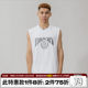 FLYBOY retro vest American sports trend loose sleeveless basketball print sweat vest casual men's top