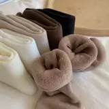 Зимние носки, японские цветные утепленные гольфы, удерживающее тепло цветное полотенце, средней длины