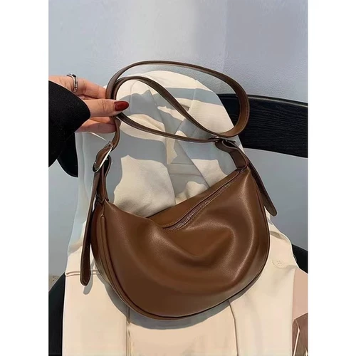 Сумка через плечо, вместительная и большая сумка на одно плечо, сумка подмышку, изысканный стиль, французский стиль