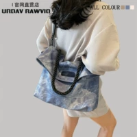 Джинсовая синяя