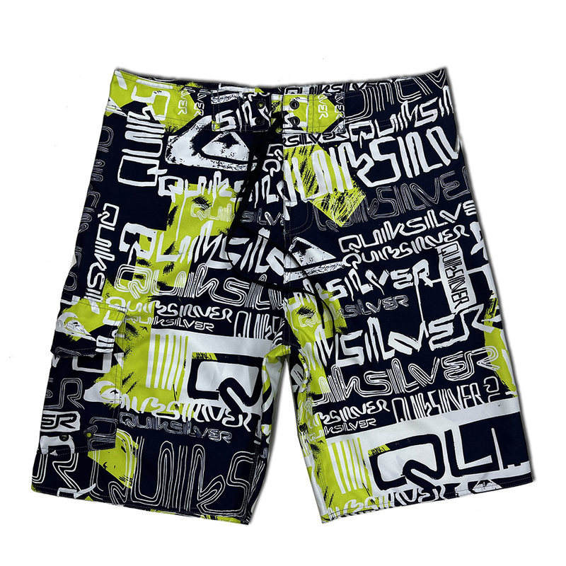 Cross-Border Quiksilver Quick-Drying Beach Shorts Men's Casual Shorts 2024 Summer Vacation Travel Shorts