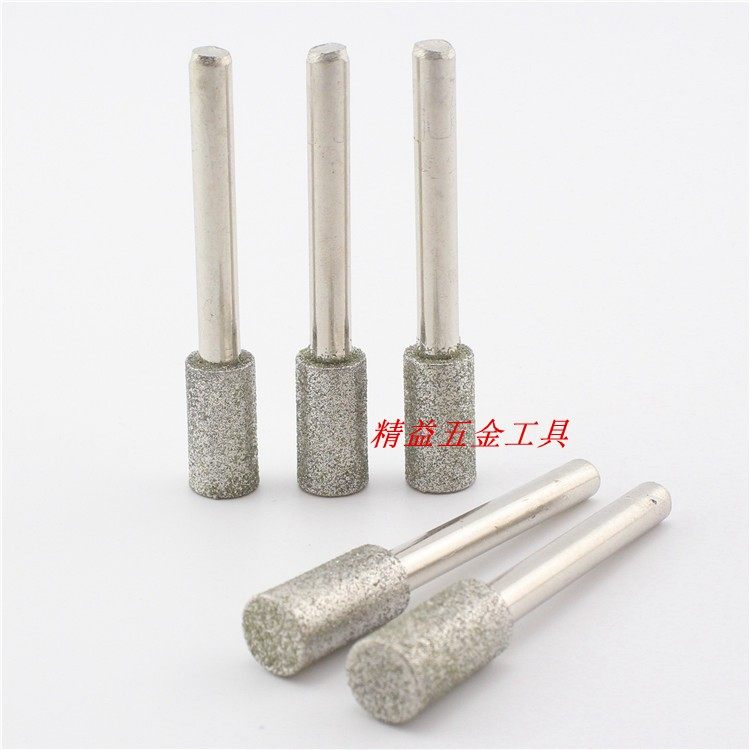 Diamond Grinding Head Wheel Stick Cylindrical Coarse Sand Gold Rigid Sand Stick Honey Wax Emerald Agate Raw Stone Polished Peeled Open Window