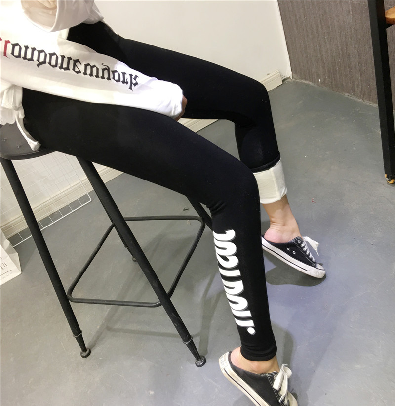 Mùa thu và mùa đông quần của phụ nữ kéo dài mùa đông cộng với nhung dày mặc quần legging nữ triều cao eo bó sát ấm áp quần quần tây nữ lưng cao