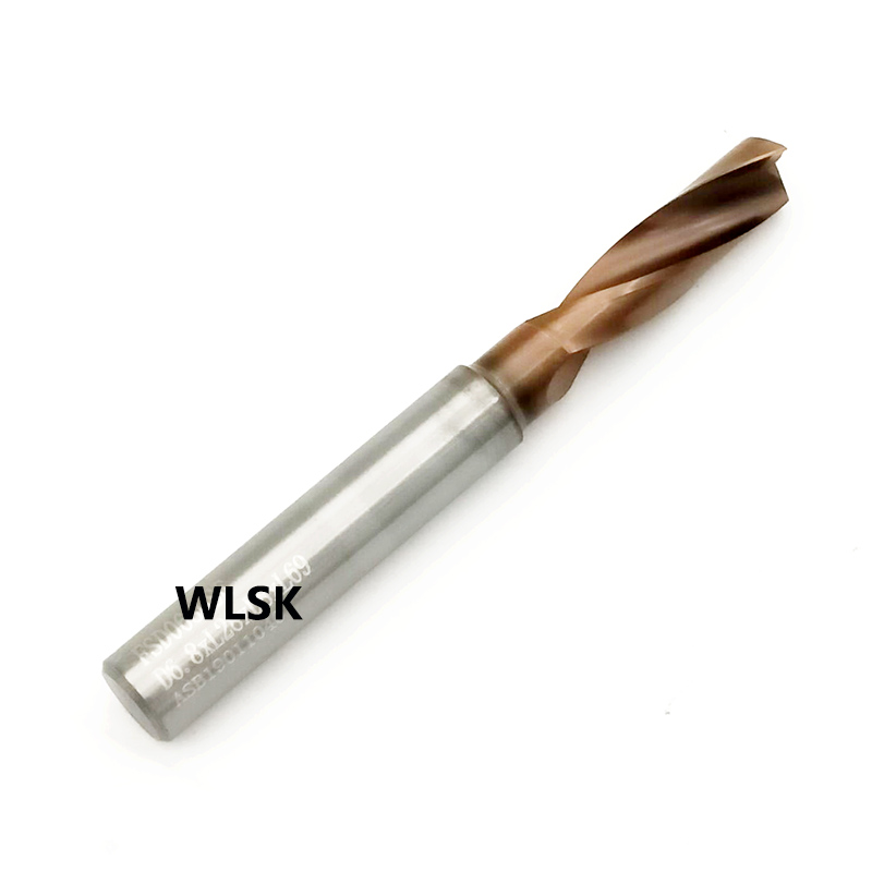 High efficiency tungsten steel flat bottom drill set shank drill counter bore cast iron arched face bevel hole alloy flat-head drill-Taobao