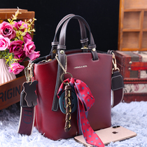 French special cabinet MK ZAREA handbag casual Korean version fashion genuine leather 100 lap single shoulder inclined satchel bag