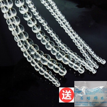Fun transparent crystal glass beads new male horses eye urethra stimulation self Wei pull beads sm urethral expansion pull beads Rod