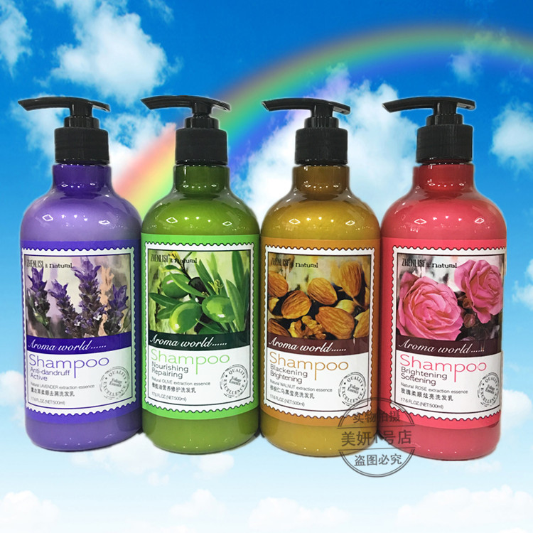 Zenith Aromatherapy Family Shampoo Body Wash Rose Lavender Olive Oil Tea Polyphenol 750 500ml