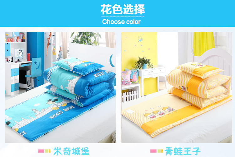 Mẫu giáo bông quilt đệm bao gồm ba bộ giường mùa hè là bông quilt bé con giường bé trẻ sơ sinh