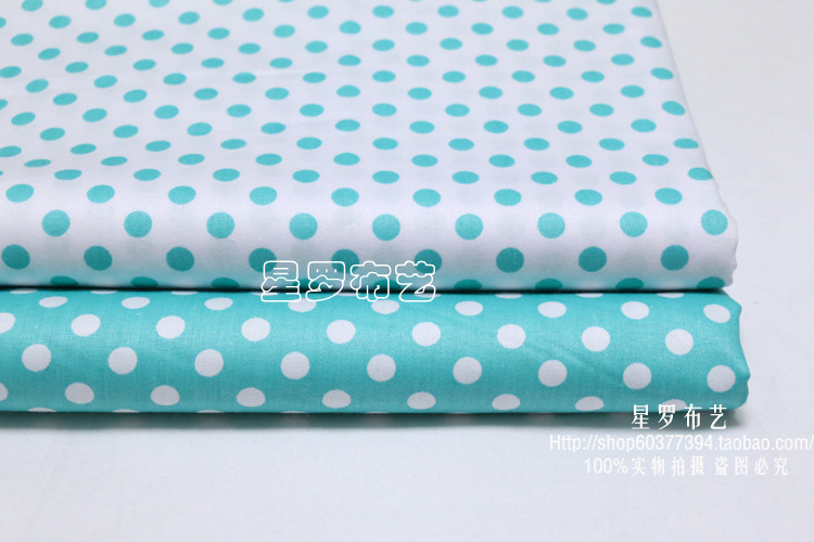 纯棉面料水玉点点圆点斜纹印花布料学生宿舍被套床单枕套全棉布料详情16