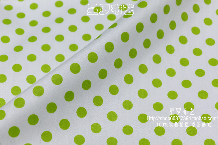 纯棉面料水玉点点圆点斜纹印花布料学生宿舍被套床单枕套全棉布料详情23