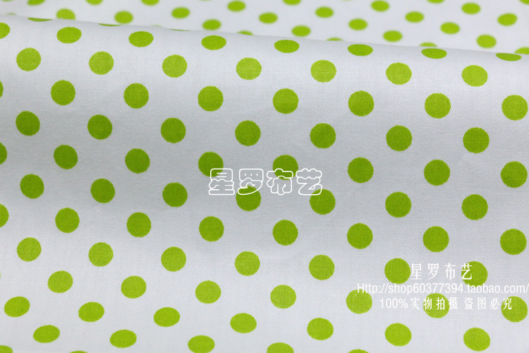 纯棉面料水玉点点圆点斜纹印花布料学生宿舍被套床单枕套全棉布料详情22