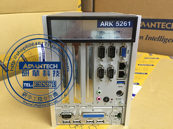 Research and development ARK-5261S No fan compact embedded industrial computer ARK-5261S-J0A1E quad-core 
