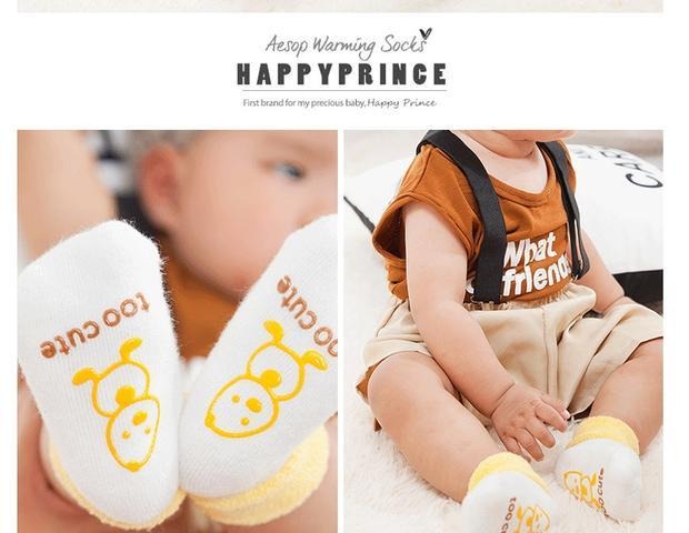 0-6-12 tháng cho trẻ sơ sinh mùa thu và vớ mùa đông cotton màu rắn sơ sinh dày bé lỏng lẻo miệng chống trượt vớ sàn tất điệu cho bé gái 