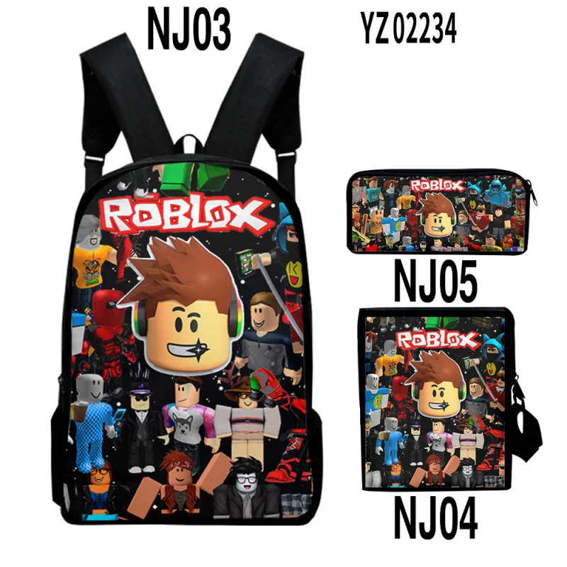 Рюкзак, плечевая сумка, пенал, комплект, 3D, набор из 3 предметов