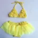 Trẻ em Hàn Quốc mùa xuân nóng bỏng trẻ sơ sinh kích thước nhỏ váy bikini cô gái váy chia áo tắm dễ thương