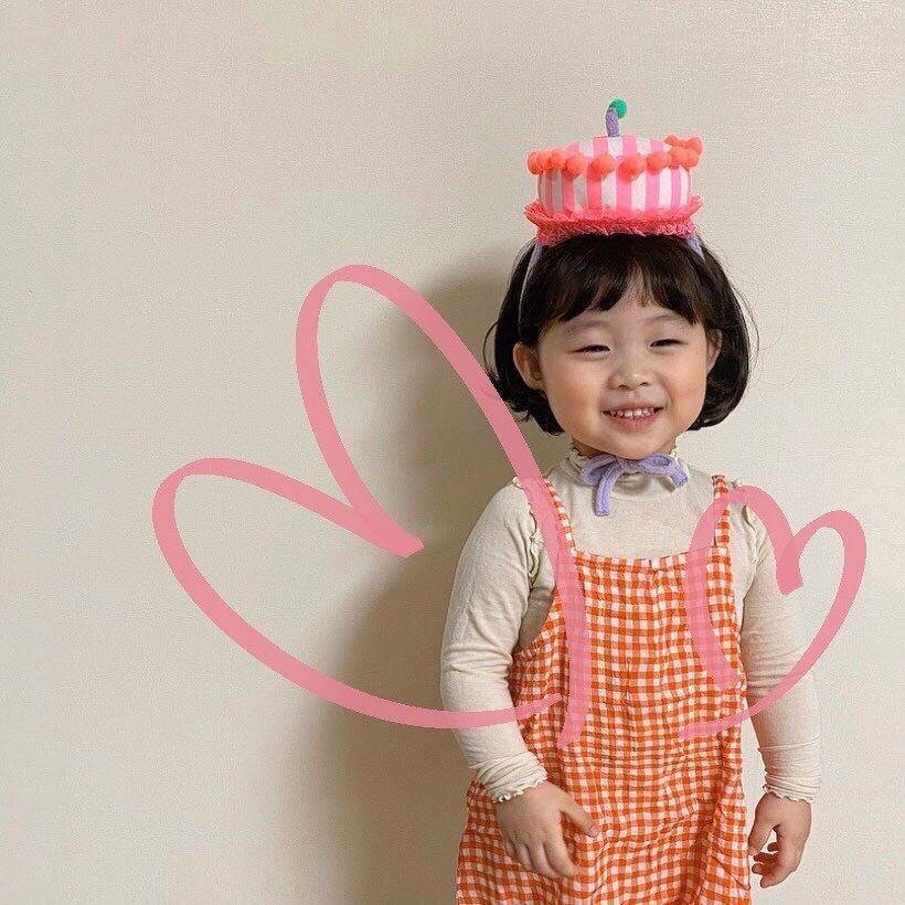 Net red baby birthday party birthday cake hat photo props headwear children girl treasure ins boy funny