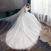 Wedding 2020 cô dâu mới Sen mô hình giấc mơ đầy sao siêu cổ tích khí Pháp đám cưới ăn mặc một từ vai kéo phụ nữ mang thai 