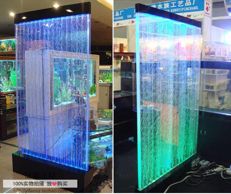 [USD 262.86] Water curtain wall fish tank Living room screen partition