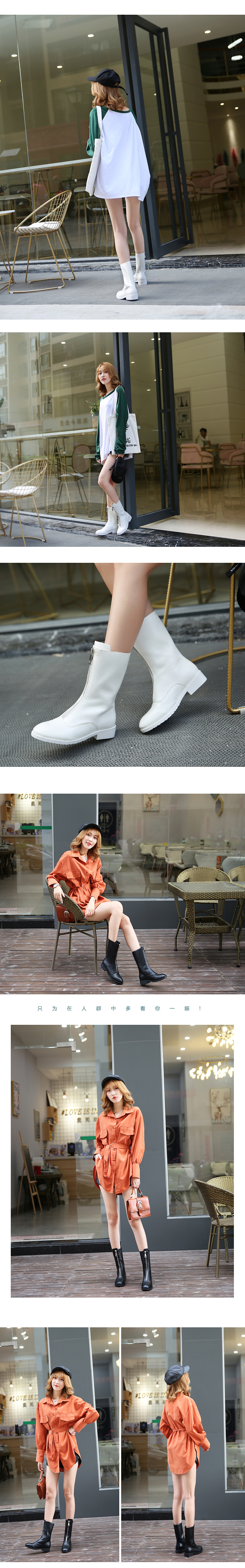 Bottes mi-saison femme en Caoutchouc - Ref 3251568 Image 13