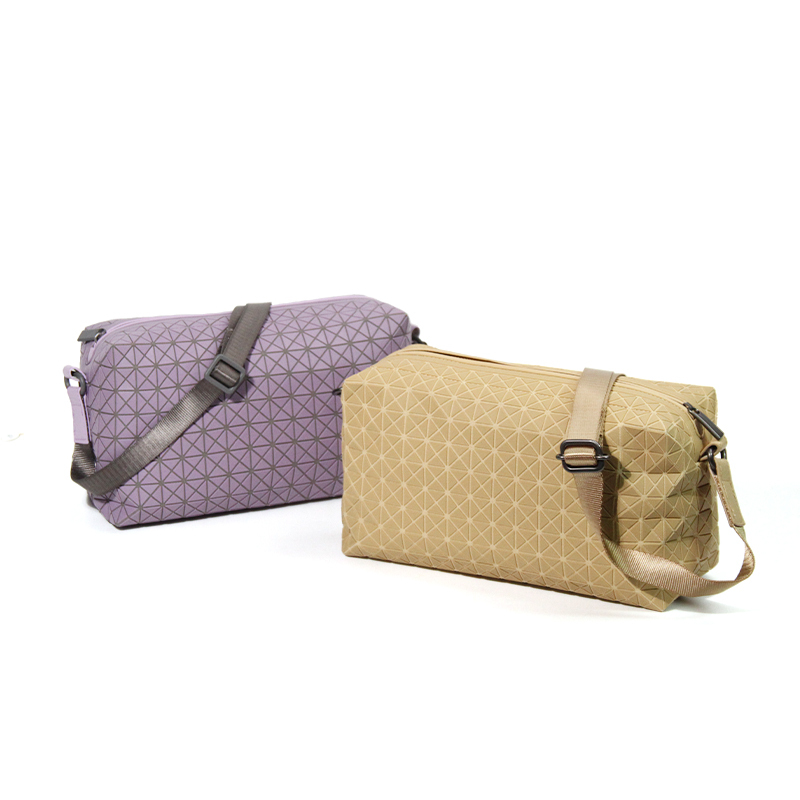 Fashionable Silicone Saddle Bag, Geometric Rhombus Camera Bag, Men's and Women's Shoulder Crossbody Bag, Square Box Pillow Bag
