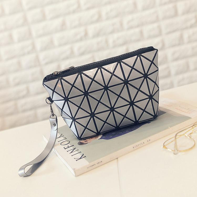 Handbag for Women, Foldable Clutch Bag, Portable Small Simple Handbag, Geometric Rhombus Large-Capacity Cosmetic Bag Handbag for Women, Foldable Clutch Bag, Portable Small Simple Handbag, Geometric Rhombus Large-Capacity Cosmetic Bag