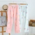 Flannel pyjama quần cho nam và nữ cặp vợ chồng mùa đông dày san hô lông cừu rộng kích thước lớn quần giản dị nhà ấm quần ấm quần jean lửng nữ Quần tây