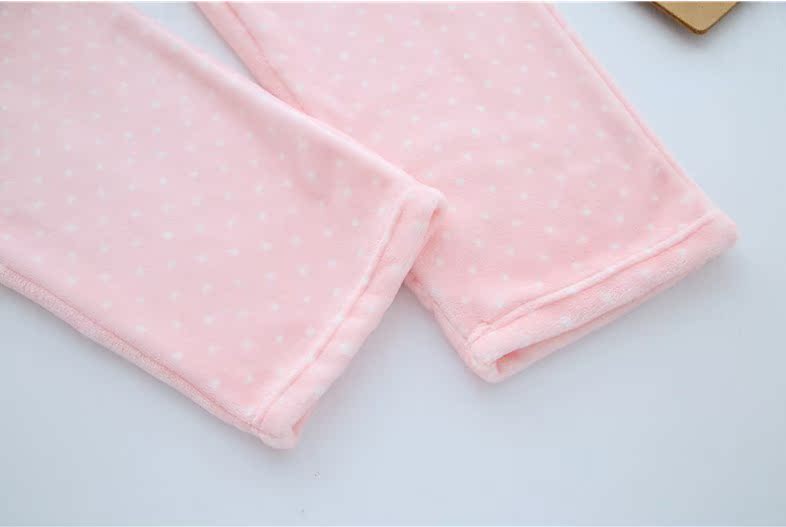 Flannel pyjama quần cho nam và nữ cặp vợ chồng mùa đông dày san hô lông cừu rộng kích thước lớn quần giản dị nhà ấm quần ấm đồ lót