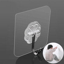 Hook strong viscose wall hanging suction cup on the wall seamless load-bearing bathroom kitchen hook paste punch-free sticky hook