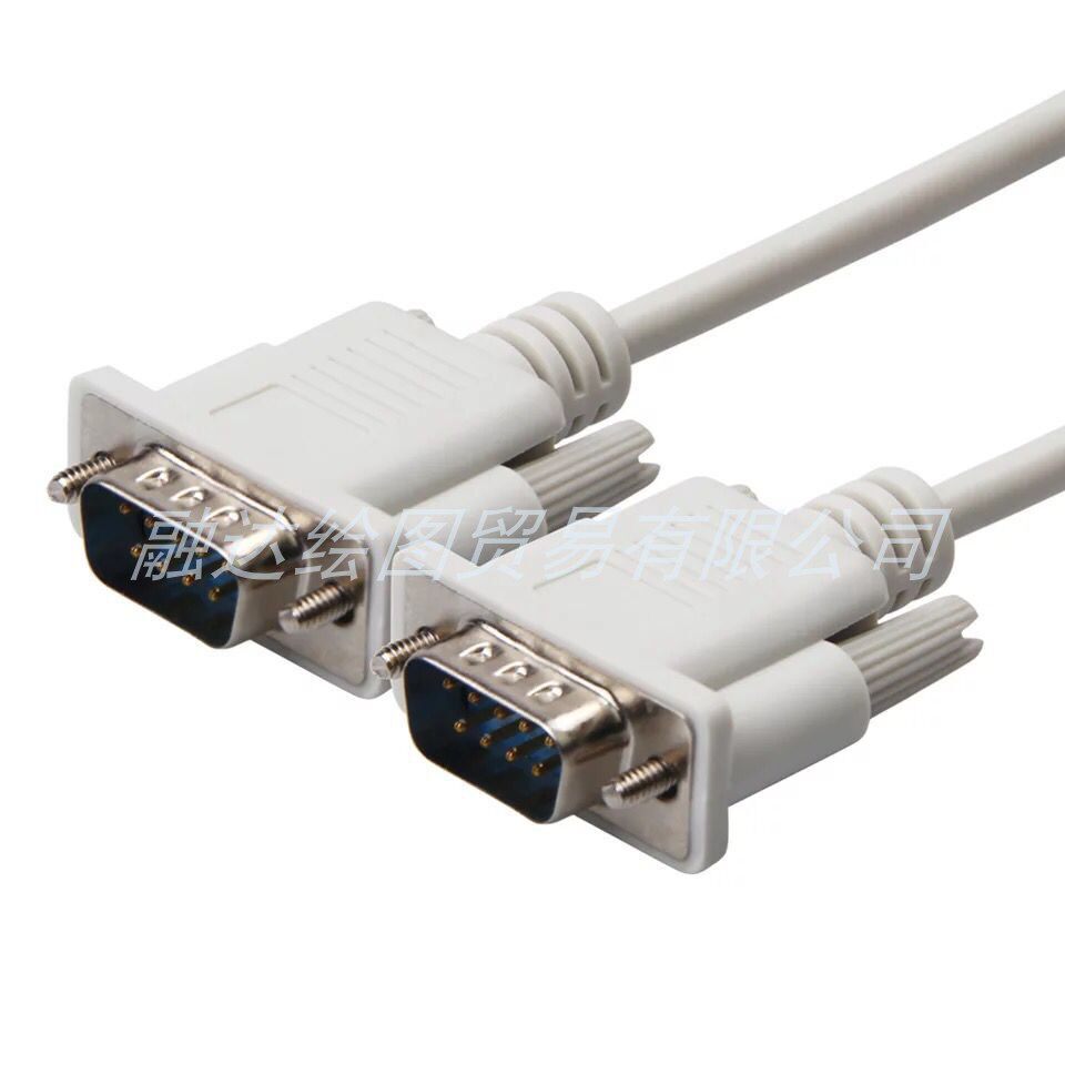 9-pin nine male-to-male serial data line