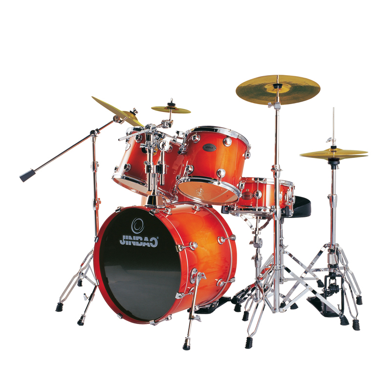Zingbao Professional Grade Rack Subdrum Five Drums Four-Cymbal Adult Jazz Drum JBM-0052