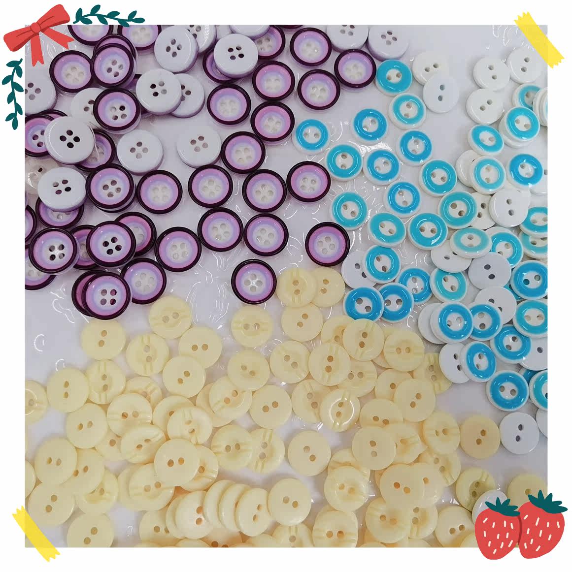 1200 whole bag color button diy clothing hair accessories accessories