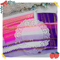 1226 whole board about 10 yards magic sequins organza lace diy bow hair accessories