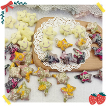 595 whole pack of 20 Korean padded cotton cartoon diy rubber band hairpin hair accessories